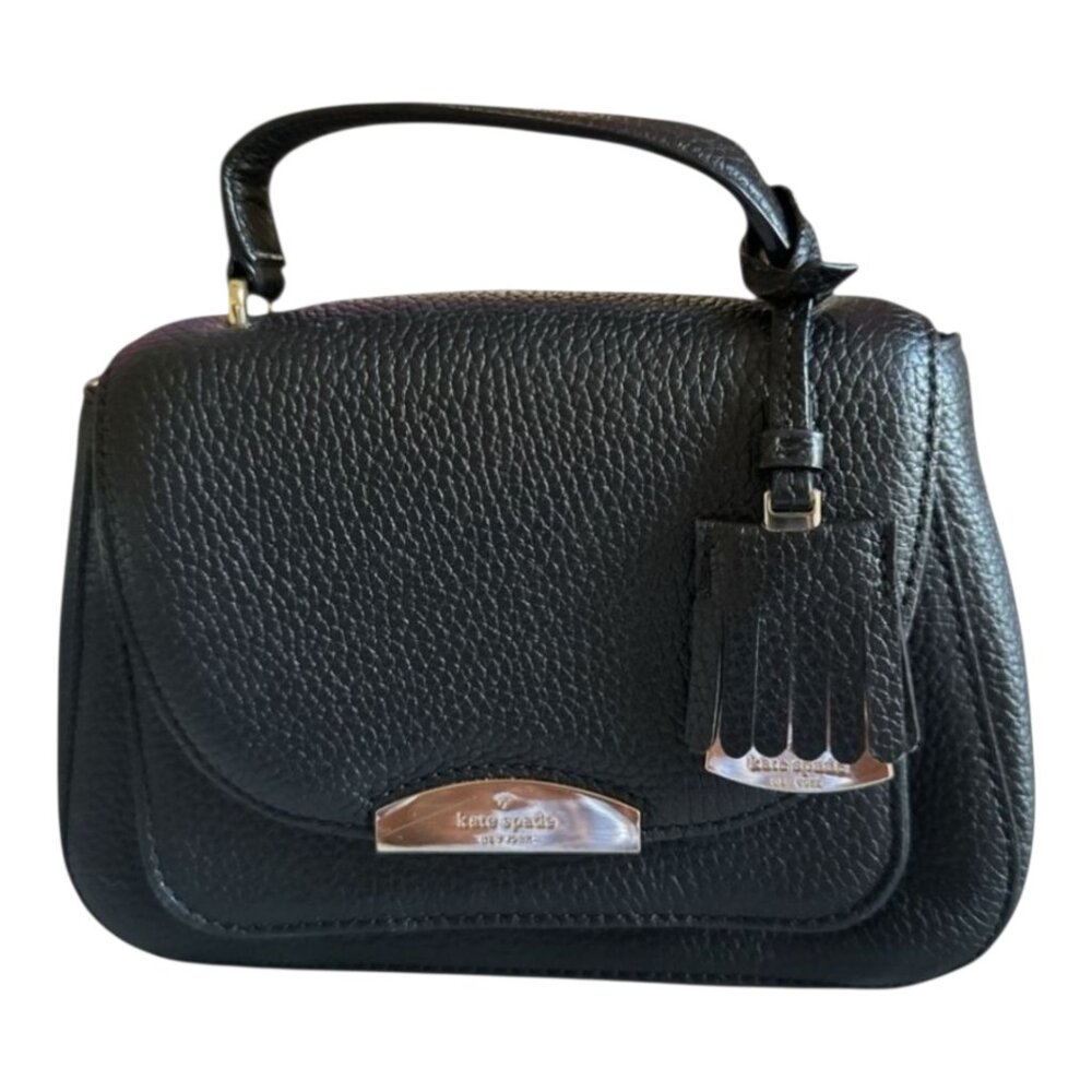 Kate Spade EUC New York Pebbled Leather Pushlock Flap Bag - Picture 5 of 5